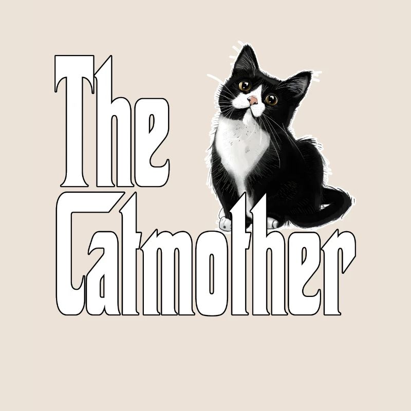 Katze Mutter La Catmother Chat Crazy Maman Maman