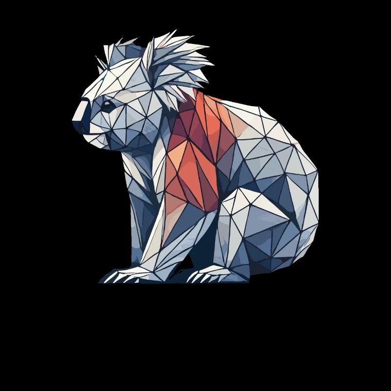Geometric Art Koala Koalas