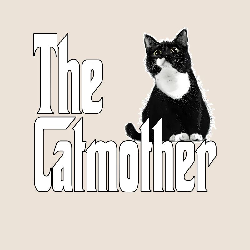 Katze Mutter La Catmother Chat Crazy Maman Maman