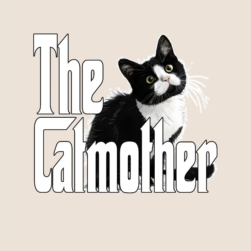 Katze Mutter La Catmother Chat Crazy Maman Maman
