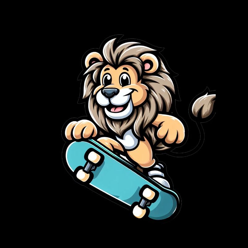 Mignon Patineur Lion