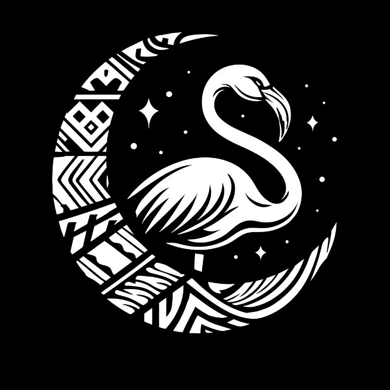 Flamingo Tribal Phases de Lune