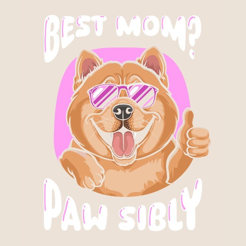 Chow Chow Mutter Meilleure maman Pawsibly