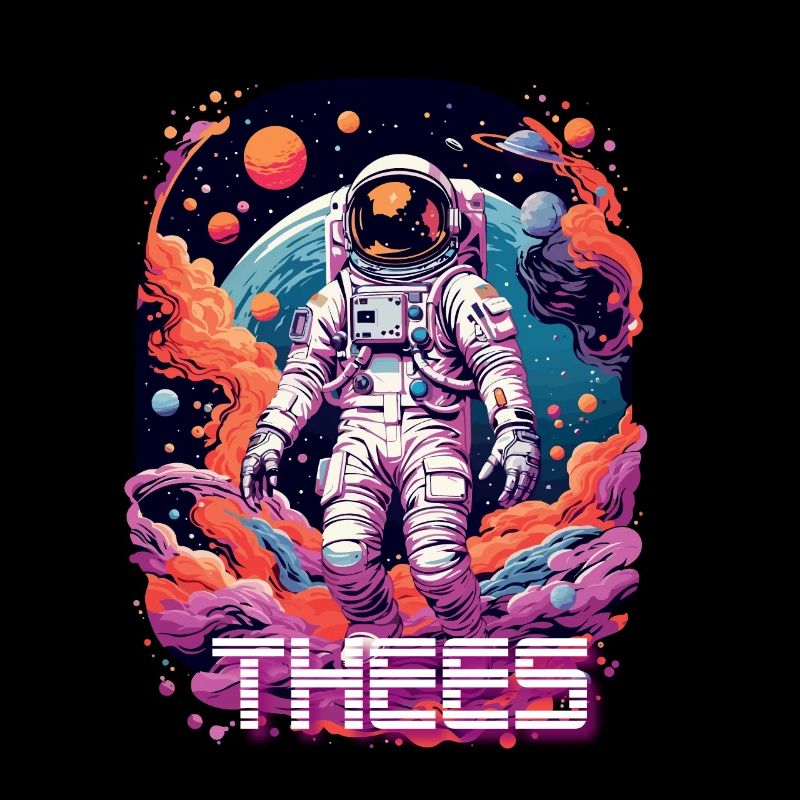 THEES - Beau prénom de garçon avec astronaute cool