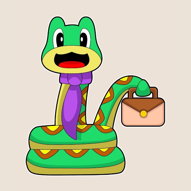 Sac à main serpent