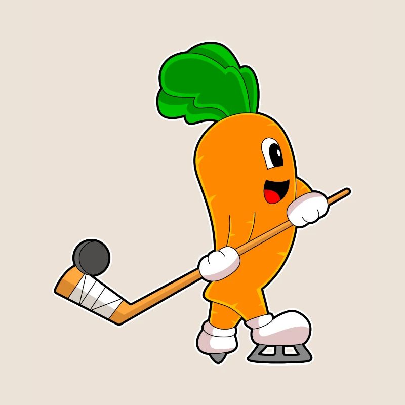 Karotte Eishockey Eishockeyschläger