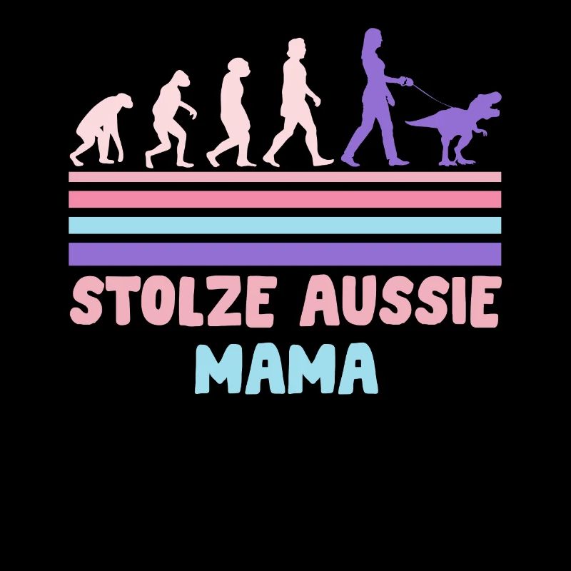 Dog Mom PROUD AUSSIE MOM Australian Shepherd