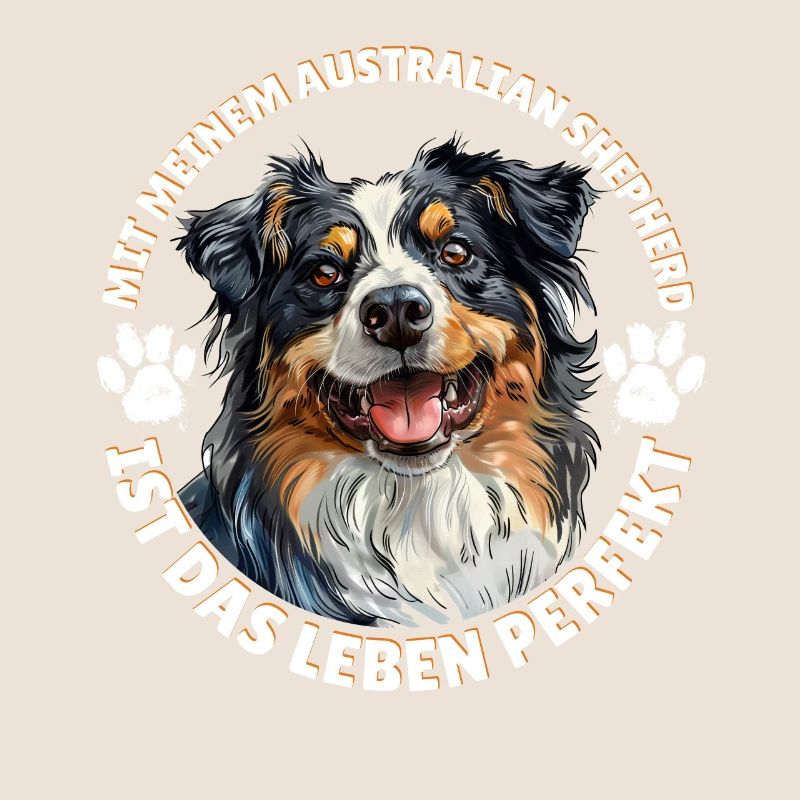 Aussie MIT AUSTRALIAN SHEPHERD IST DAS LEBEN