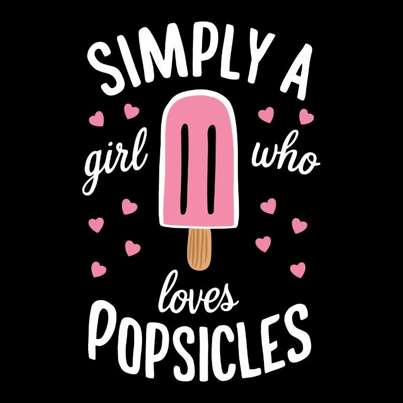 Simplement une fille qui aime les sucettes glacées drôles