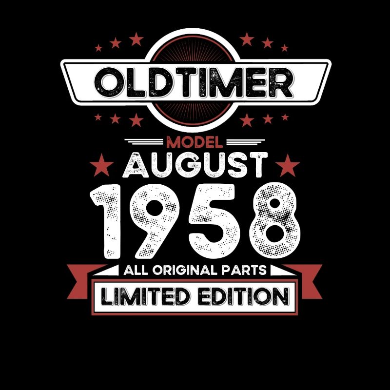 Oldtimer August 1958 Born 1958 66th Birthday