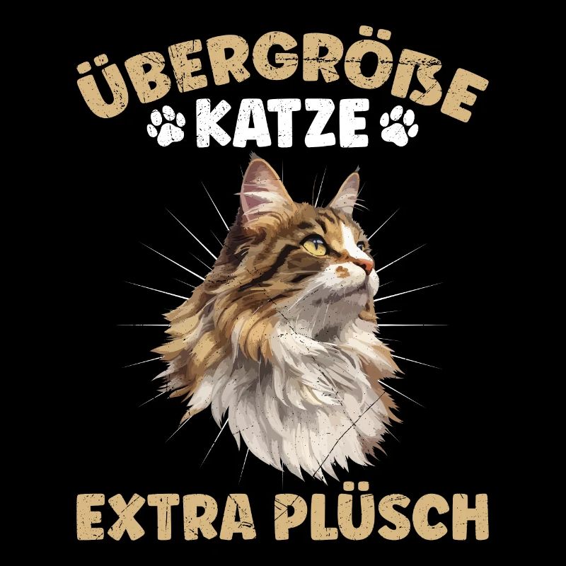 Maine Coon PLUS TAILLE CHAT EXTRA Peluche Drôle