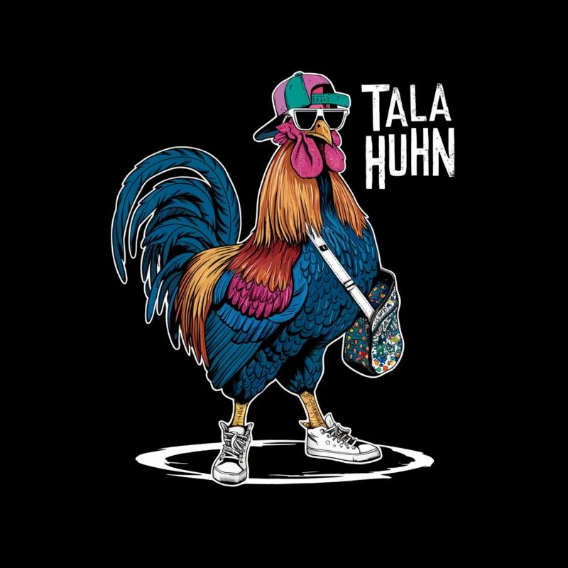 Tala Chicken Cool Chicken with Sunglasses and Cap