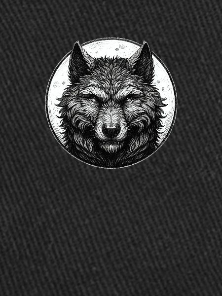 Wolf Face Portrait