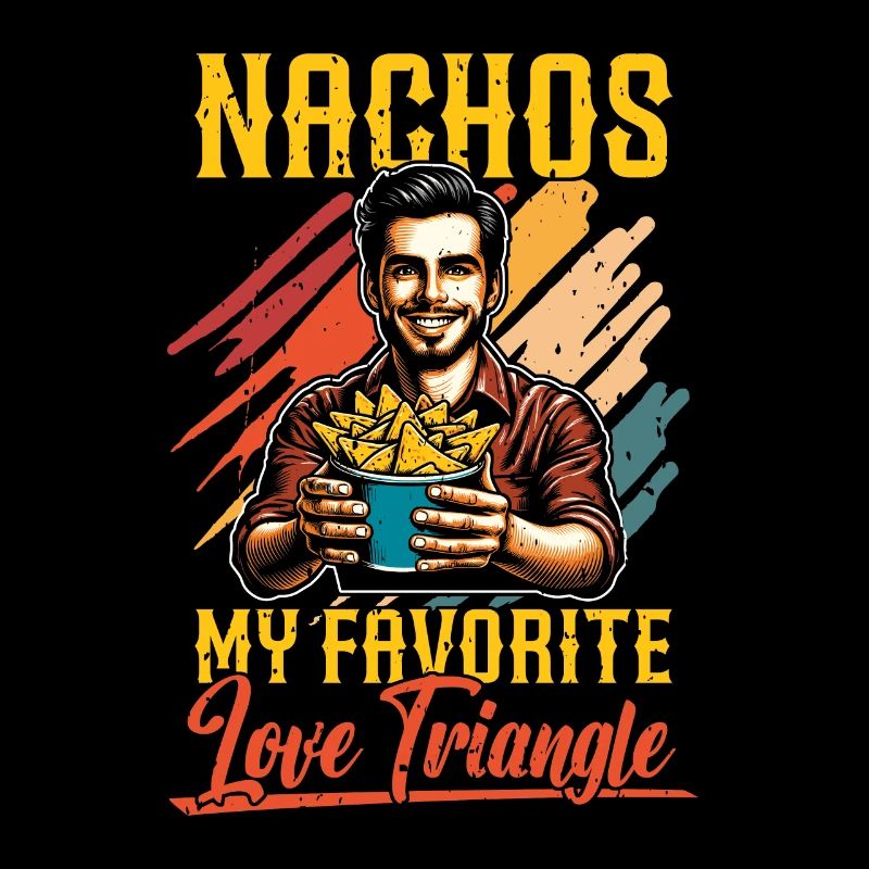 Nachos Mon triangle d’amour préféré Croustilles tortilla