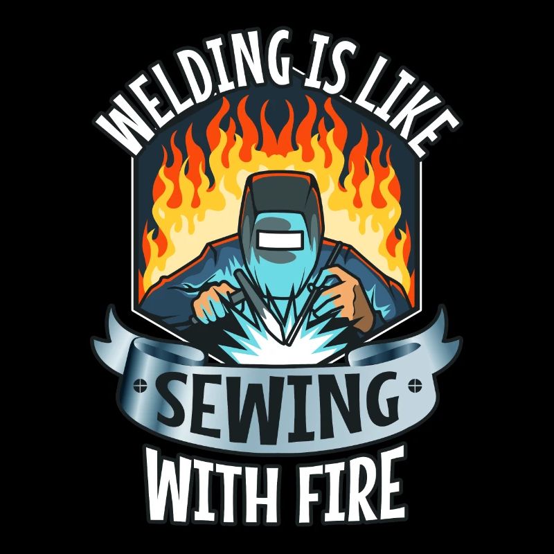 Welding is like sewing with fire