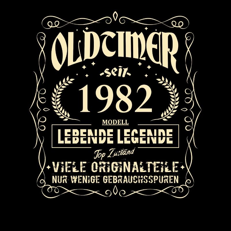 Oldtimer 1982 Geburtstag Lebende Legende Vintage