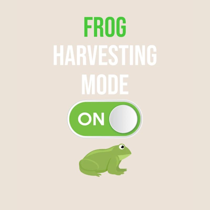 Frosch-ernte-modus Bei Der Jagd Auf