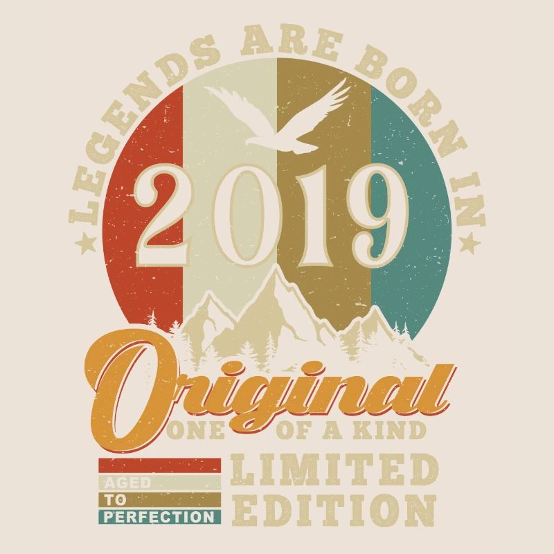 Original 2019 Geburtstagsgeschenk 2019 authentisch