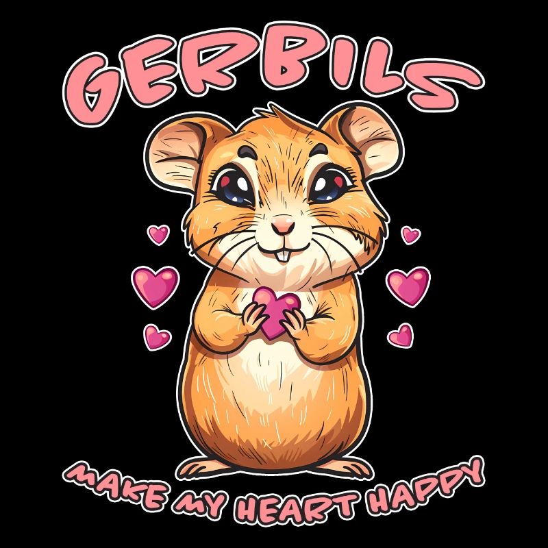 Gerbille disant rat de course drôle gerbille cadeau
