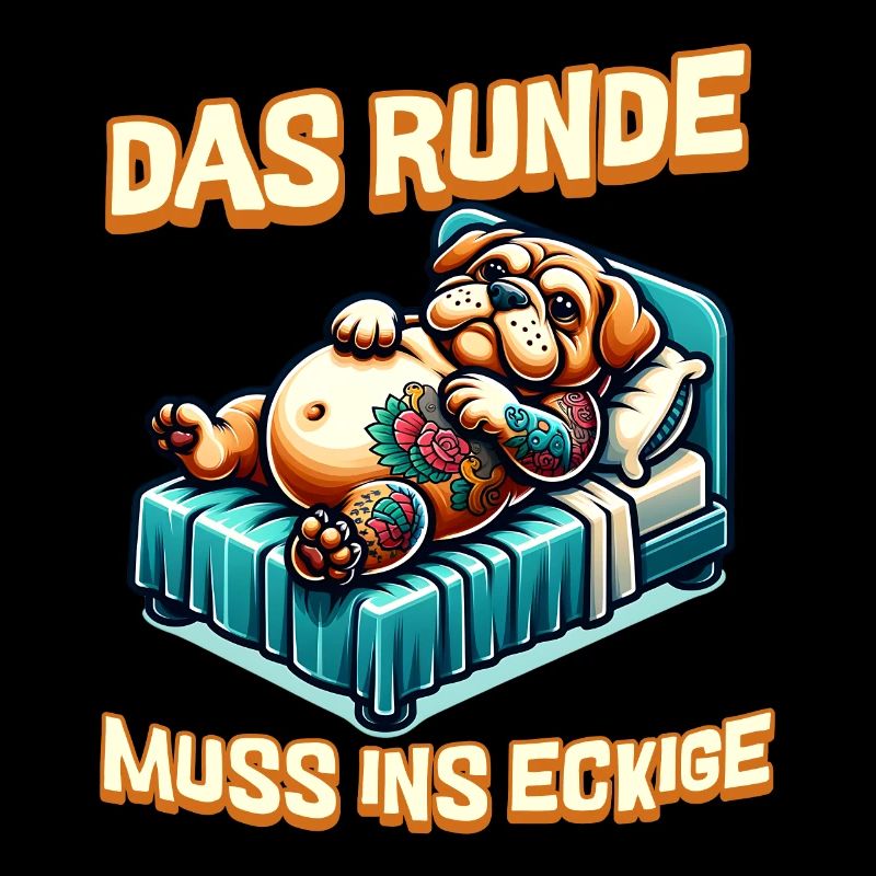 Bin Müde somit muss das runde ins Eckige Schlafen