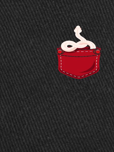 Snake Chest Pocket