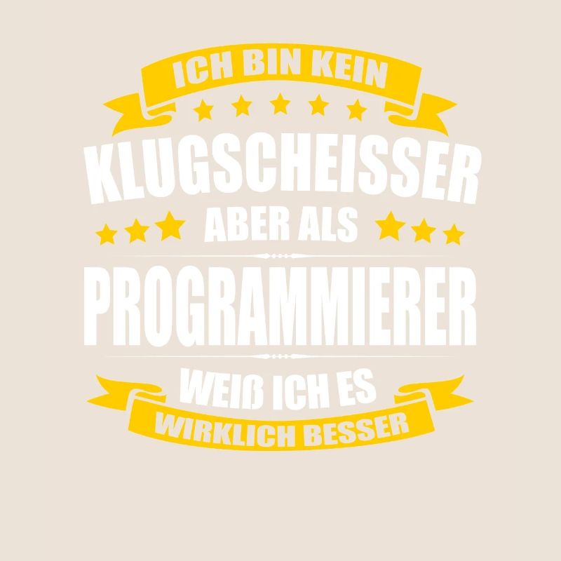 Ich Bin Kein Klugscheisser Programmierer Spruch IT