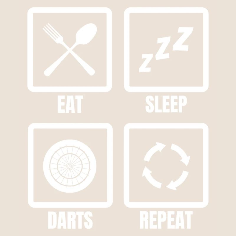 Manger des fléchettes pour dormir répéter