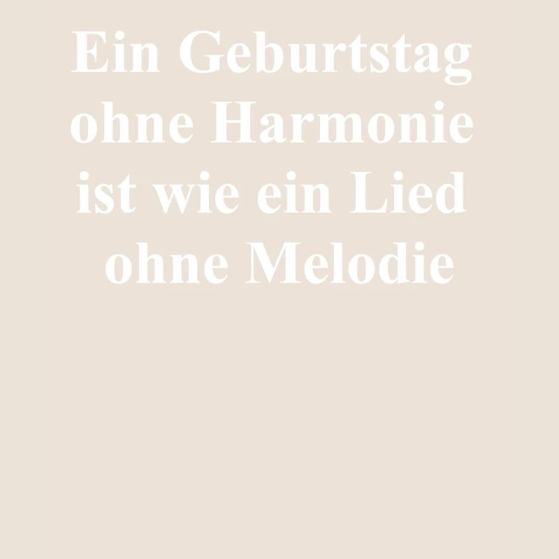 Harmonisches Geburtstagslied