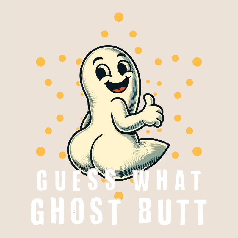 Costume d’Halloween Devinez ce que les fantômes butt