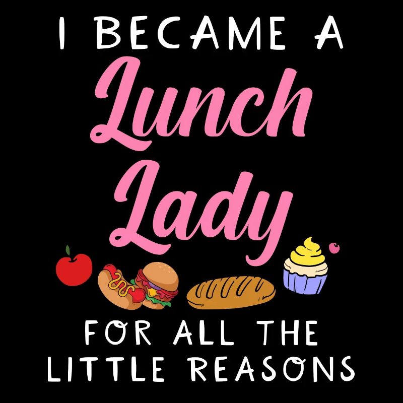 Ich wurde eine Lunch Lady aus all den kleinen Grün