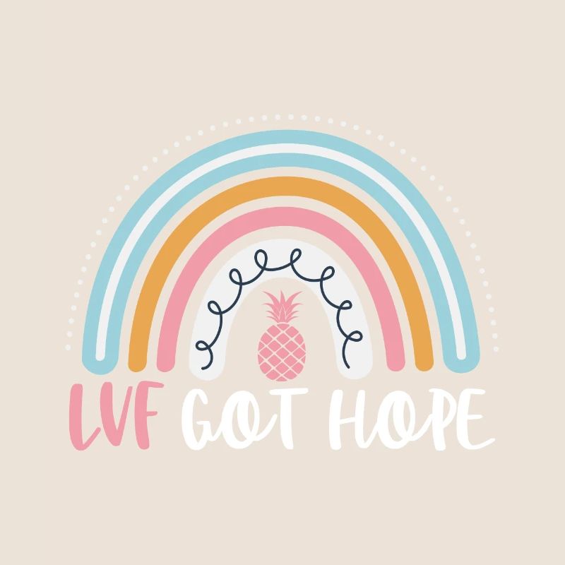 IVF Got Hope Lustig IVF Boho Regenbogen Unfruchtbarkeit