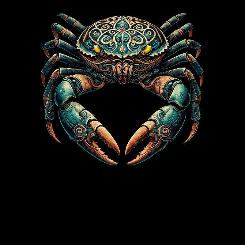 Mandala Art Crab Crabs