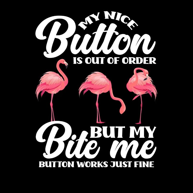 Flamingo Bird Animal Cute Button