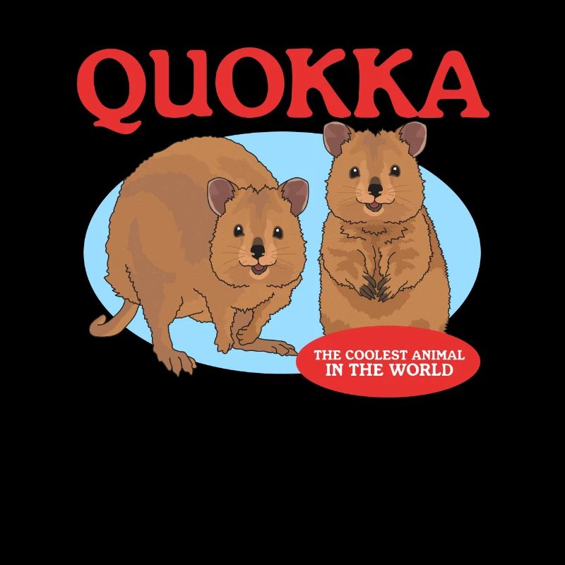 Quokka Quokkas Cadeau de kangourou à queue courte