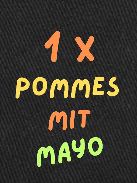 Pommes mit Mayo