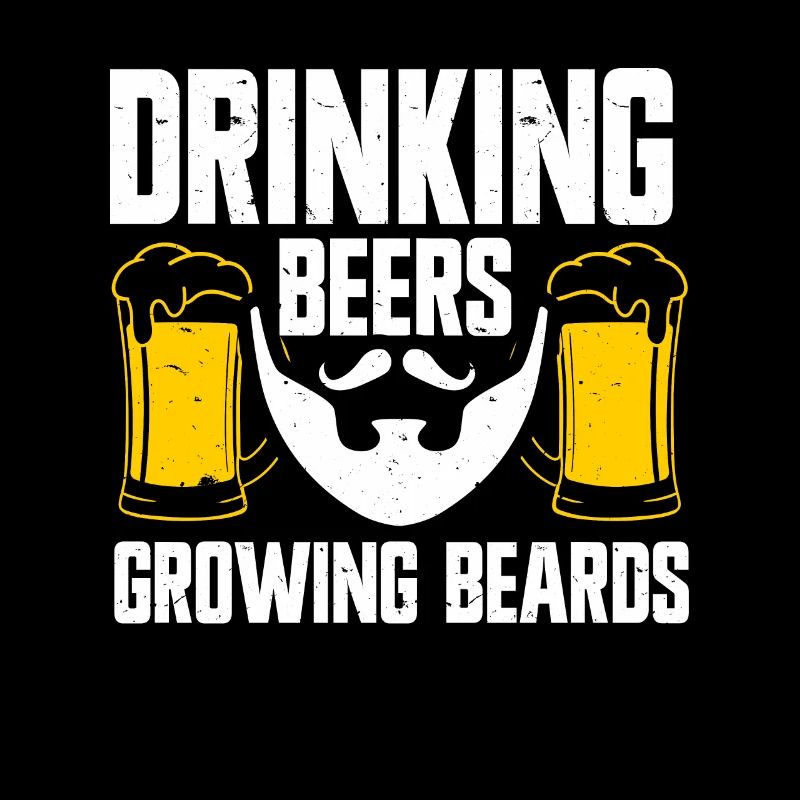 Drinking Beers And Growing Beards, Funny Beard