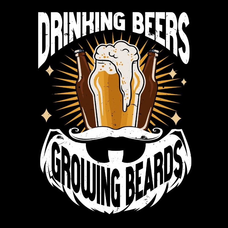 Drinking Beers And Growing Beards, Funny Beard