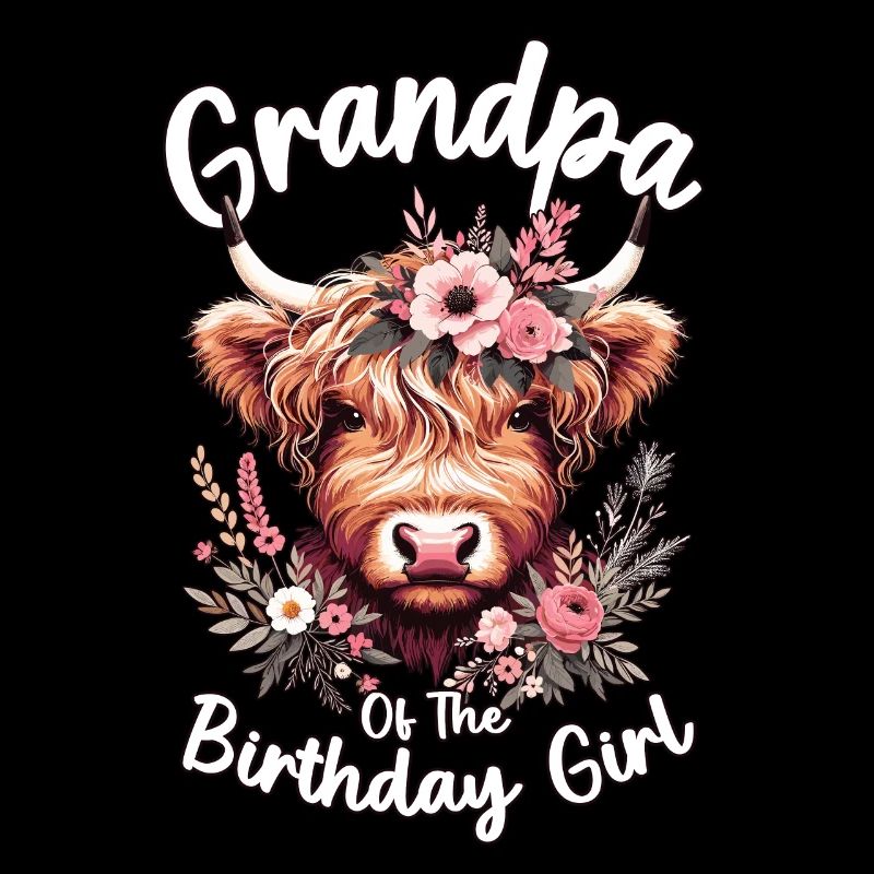 Papi de la fille d’anniversaire