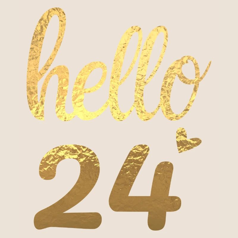 Hello 24 doré
