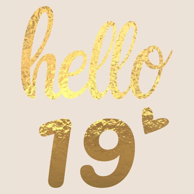 Hello 19 doré