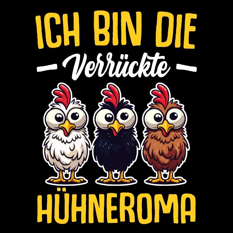 Huhn Hühner Mutter Oma Geschenk Sprüche