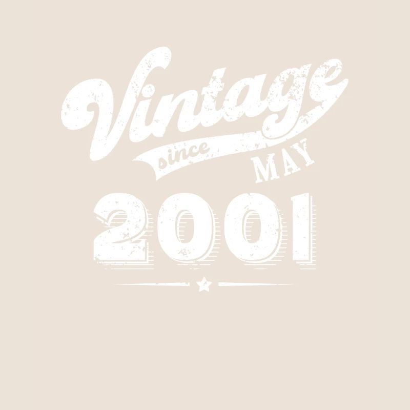 Vintage since May 2001 Geburtstag Geschenk