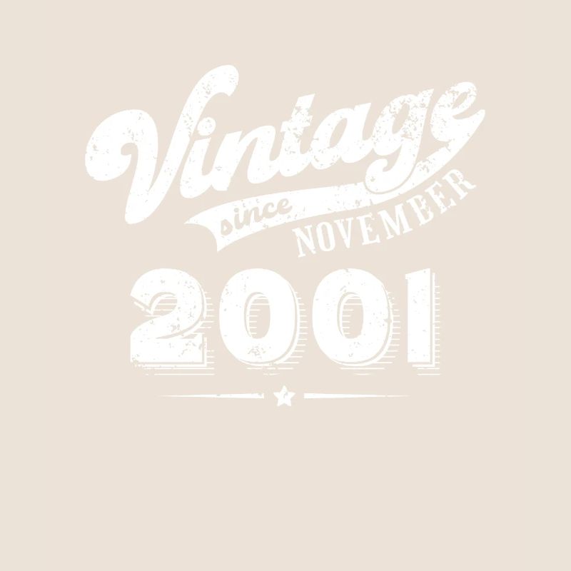 Vintage since November 2001 Geburtstag Geschenk