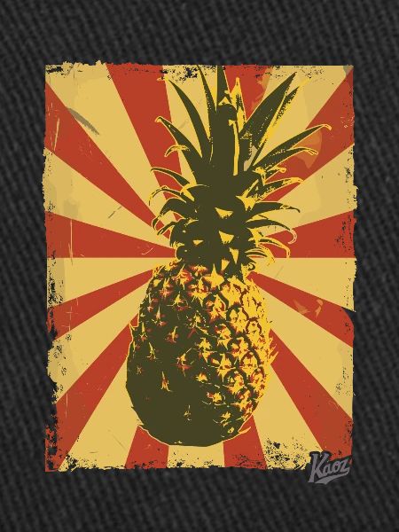 Propaganda style pineapple