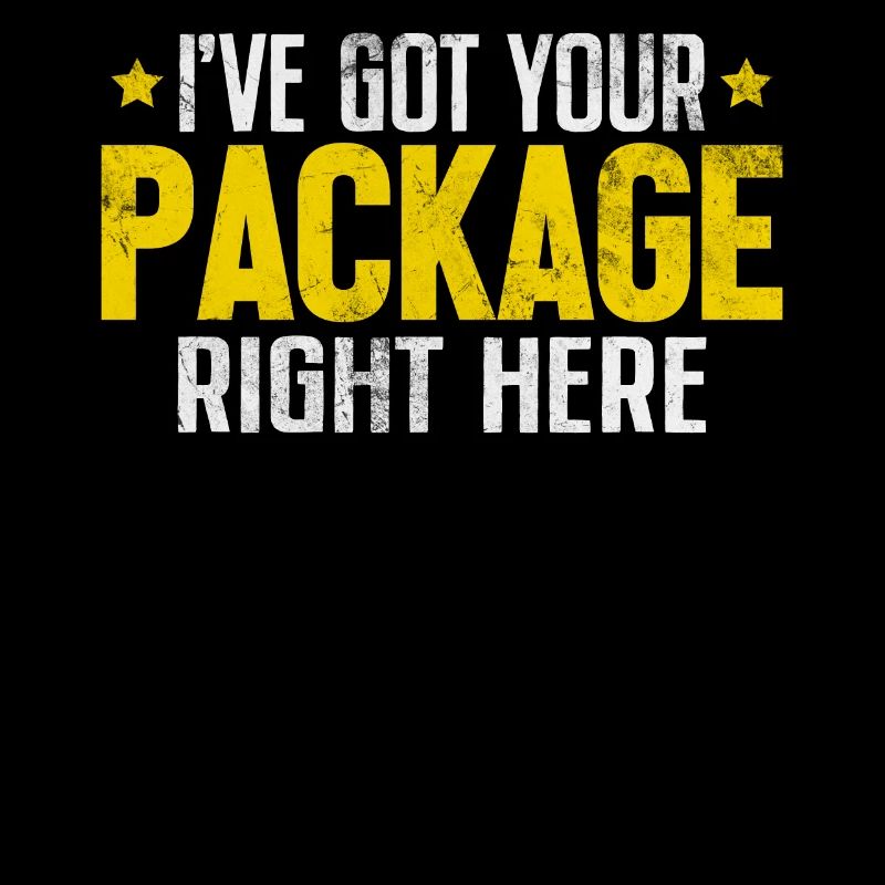 Funny Package Delivery Courier Delivery Driver