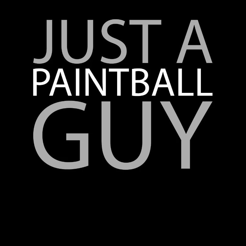 Paintball Juste un gars de paintball