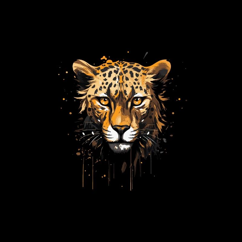 Portrait de guépard