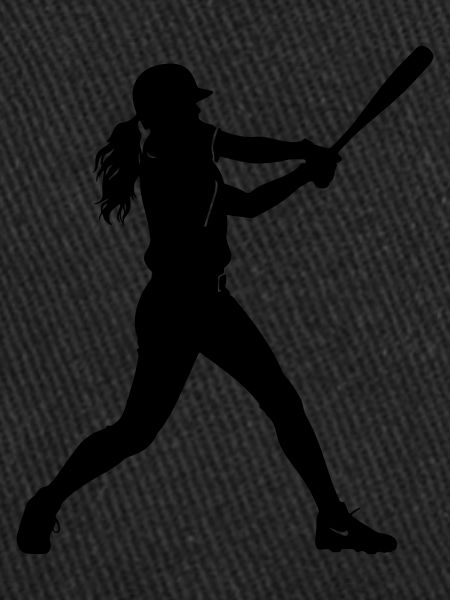 Baseball Femme Silhouette