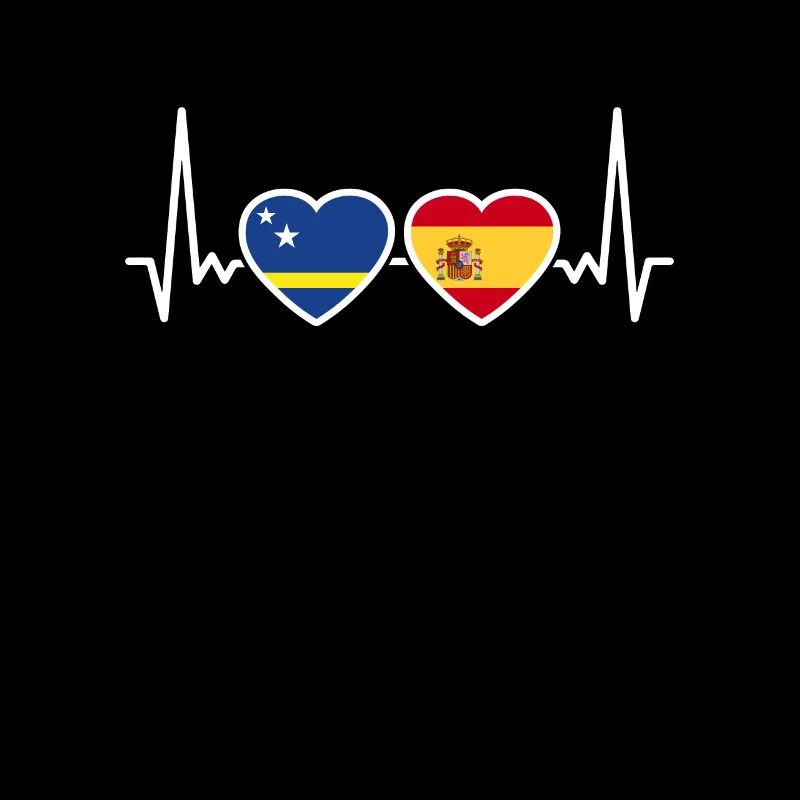 Curaçao, Espagne, Heartbeat Flag