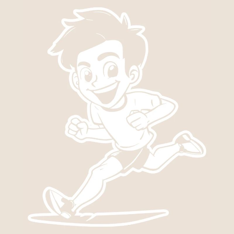 Marathon Boy Drawing